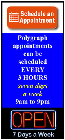 Agoura polygraph appointment